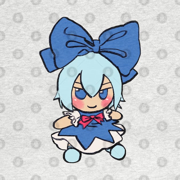 I draw that cirno fumo plush meme / touhou by mudwizard